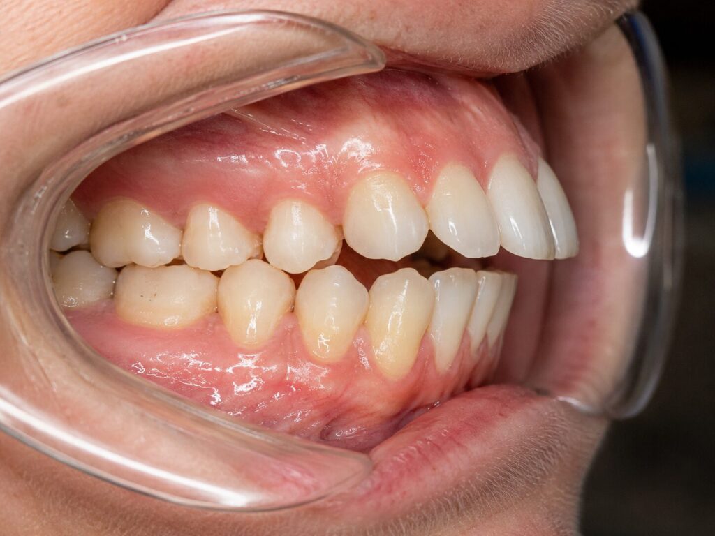 Protrusive teeth can be spotted over a clear aligner photo assessment - kohe™ Dental